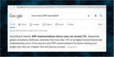 Why ERP has failed? and How to prevent it?